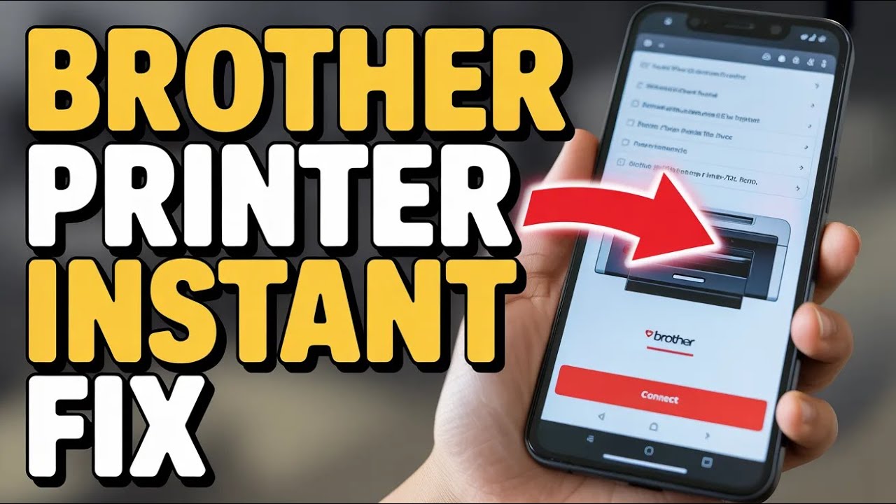 How to connect Brother printer to Android phone - Instant Fix - YouTube