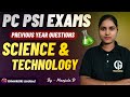 PC & PSI | Science and Technology | PYQs | Manjula D