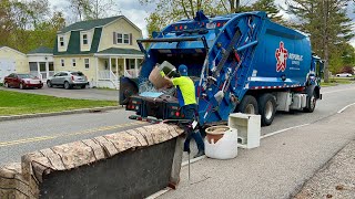 Republic Garbage Truck VS Spring Bulk Piles