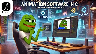 Making my first Animation in my own Animation Software written in C and Vulkan screenshot 1