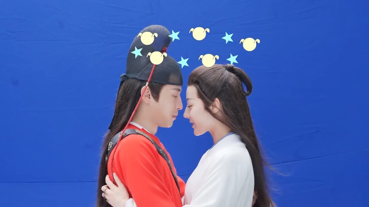 幕后花絮：热巴和邓伦的古装亲密画面秘密大公开《一千零一夜》