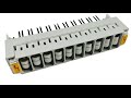 10 pairs 3-pole over-voltage protection magazine for LSA highband module with GDT arrester