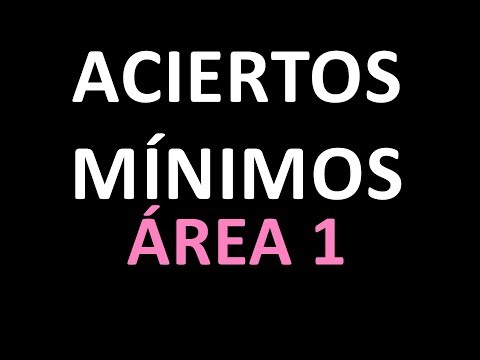 Aciertos Mínimos para