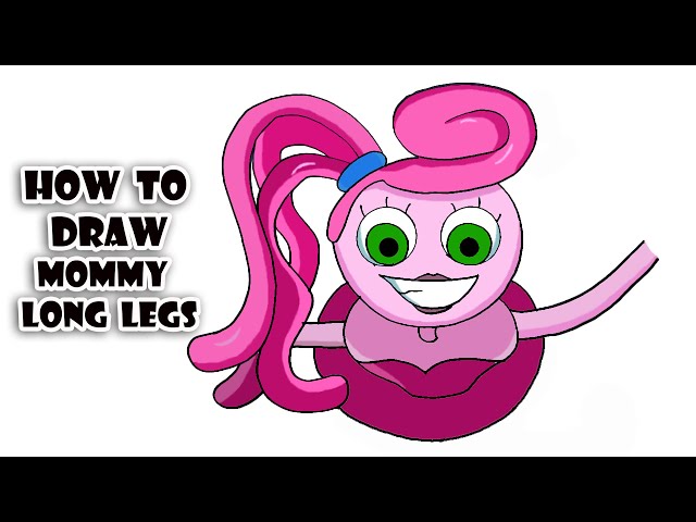 How to Draw Mommy Long Legs  Friday Night Funkin (FNF) Step by step 