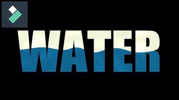 Create WATER Text Effect in Filmora11 | Filmora Effects