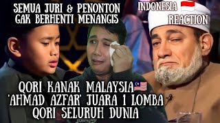 Ahmad Azfar Malaysia 🇲🇾 (Terbaik 1) Buat Juri Menangis‼️MTQ Internasional Mazmir Daud 2023
