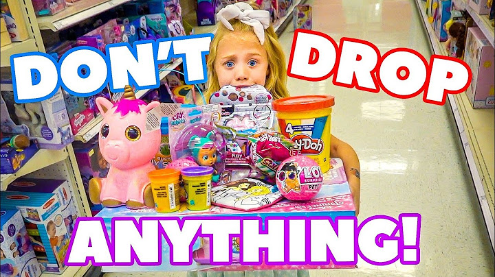 Anything 6 Year Old Everleigh Can Carry, We'll Pay For!!! - Challenge