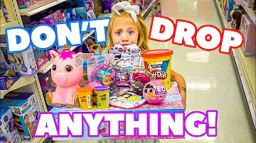 Anything 6 Year Old Everleigh Can Carry, We'll Pay For!!! - Challenge