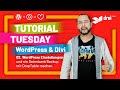 WordPress & Divi Tutorial 2022 Deutsch, 02: WordPress Einstellungen & Datenbank Backup mit DropTable