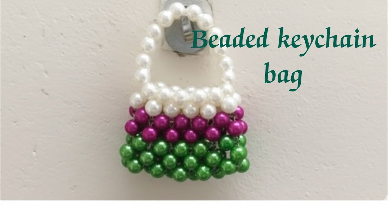 Motyachi Keychain bag l Beaded Keychain