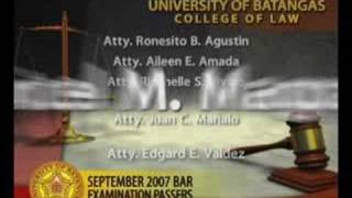 UB Law Passers TVC