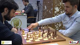 Magnus Carlsen's killer move stuns Jobava | World Blitz 2019