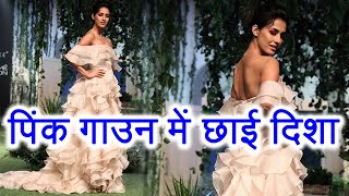 Disha Patani LOOKS stunning in Soft hue Ruffle gown at Lakme Fashion Week 2018 | FilmiBeat screenshot 2