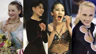 1996 Worlds Women's FS (ABC) | Michelle Kwan & Chen Lu at Their Finest; Kwan Wins First World Title