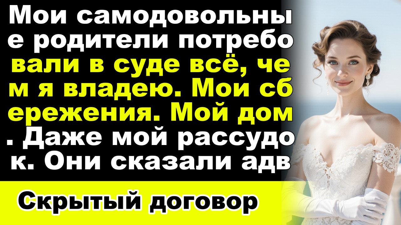 Мои родители обратились в суд, требуя мои сбережения для моей сестры, — пока адвокат не прочитал
