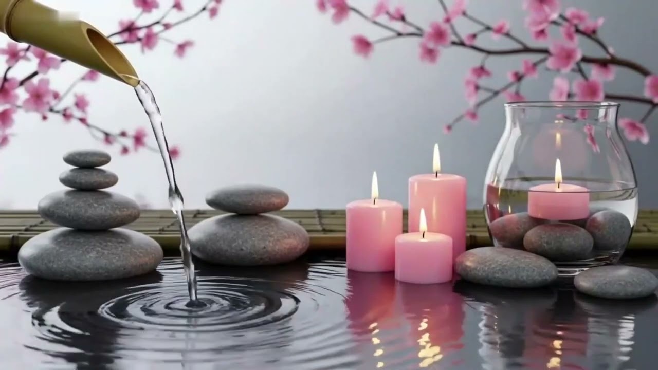 Deep Sleep Music for Insomnia 🌙 Soft Piano & Bamboo Water Sounds for Stress Relief