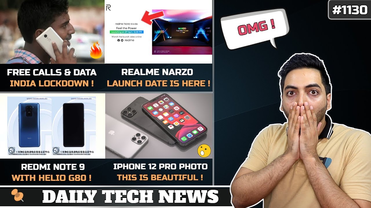 Free Calls & Data India,Realme Narzo April 21st,Redmi Note 9 Helio G80,Iphone 12 Pro Photo #1130