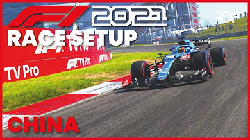 F1 2021 China Race Setup [English subtitles]