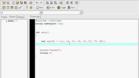 C++ Tutorial 7 (Arrays)