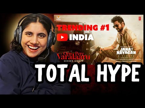 Jana Nayagan Oru Pere Varalaaru Song Reaction | Thalapathy Vijay |Anirudh | Ashmita Reacts