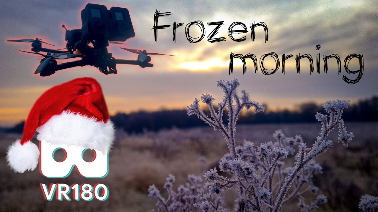 Frozen Morning - VR180 Drone FPV test