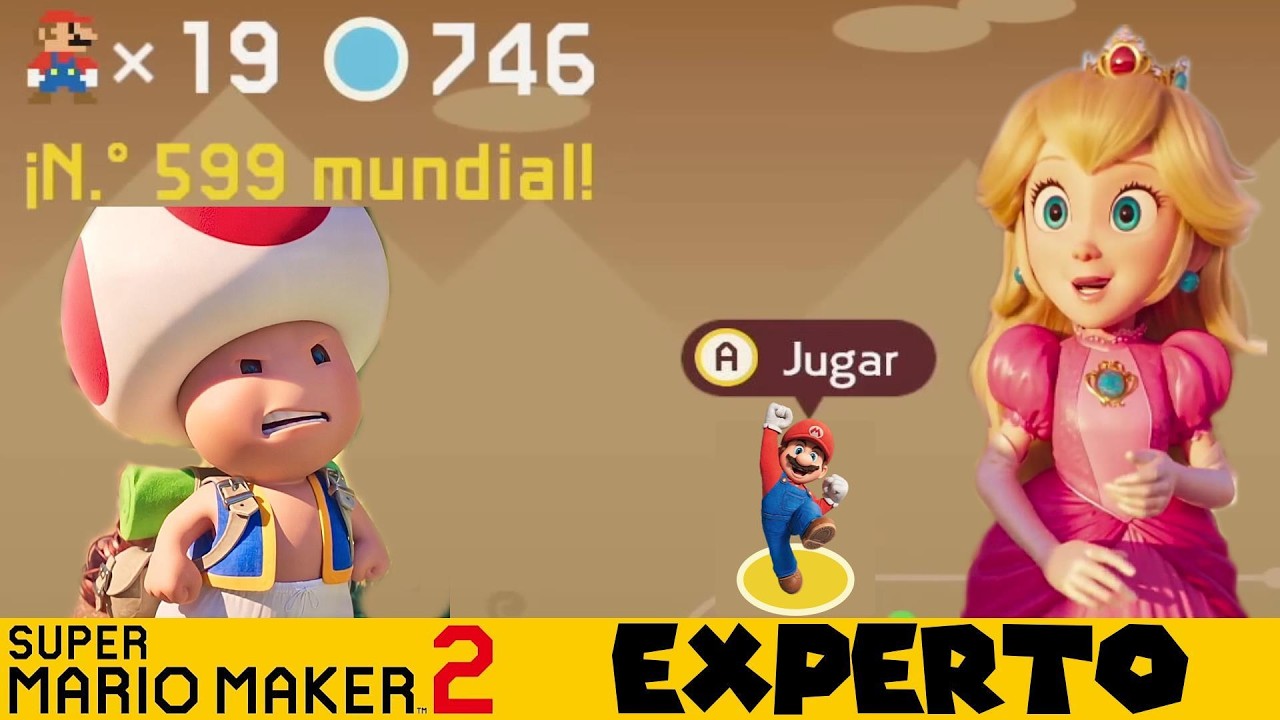 Vamos por 100 niveles | Experto sin skips SMM2 | Maratón hacia la primavera 🌼🐕