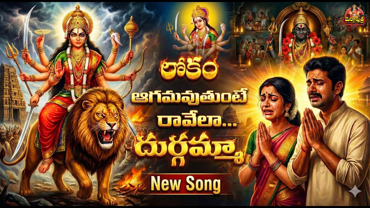 లోకం ఆగమవుతుంటే రావేల దుర్గమ్మా 🙏 | గూస్ బంప్స్ తెప్పించే పాట | New Ammavari Song 2026 | Durga Putra
