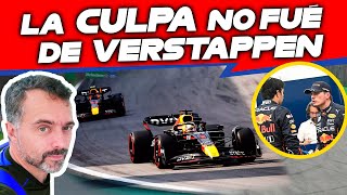 La culpa no fue de Max Verstappen