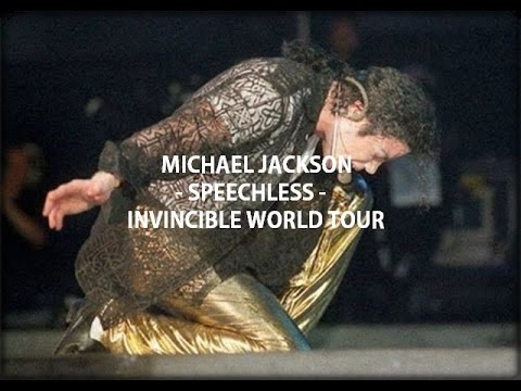 Michael Jackson Speechless Invincible World Tour