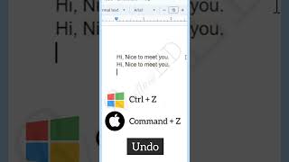 How to Undo & Redo in Google Doc II Google Doc Shortcuts  II Shortcuts