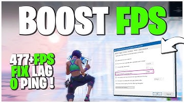 How to BOOST FPS & 0 INPUT DELAY Fortnite Chapter 4 Season 2 ! (Reduce Input Lag & Get 0 Ping)