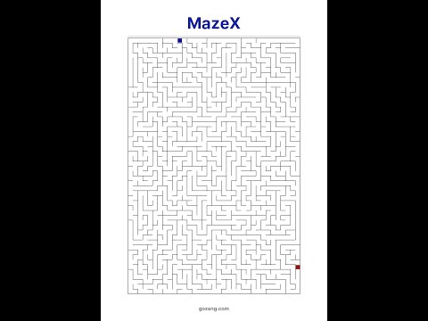 Free Printable Maze for Adults #7 | Advanced Brain Teaser