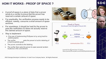 SDC2020: Blockchain in Storage Applications