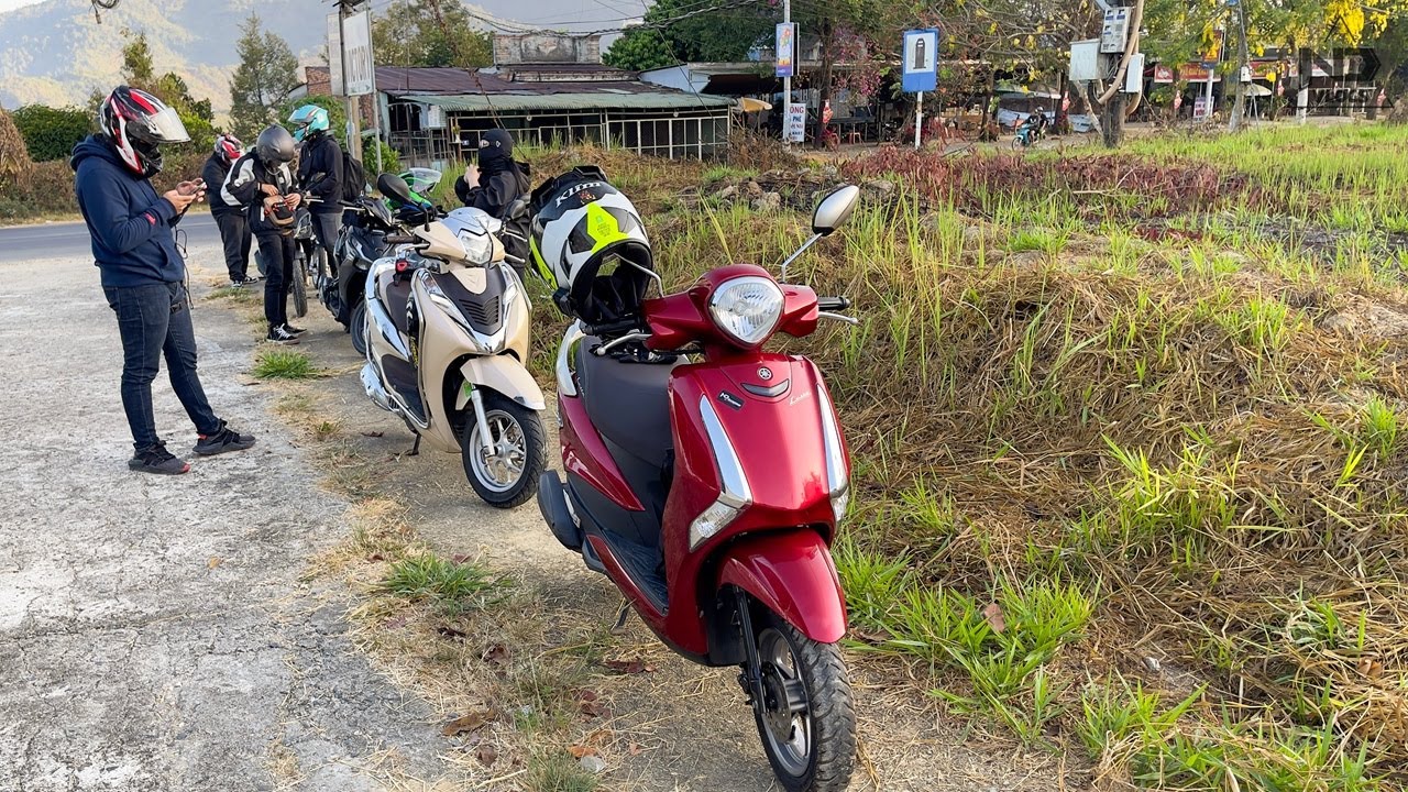 Tour Phượt Đà Lạt Cùng Team ND Bằng Xe Tay Ga | Yamaha Latte