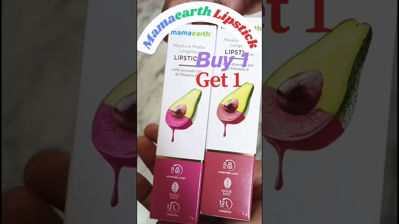 Mamaearth's Nude Lipstick Shades💄 Buy 1 Get 1 Free❣️ 