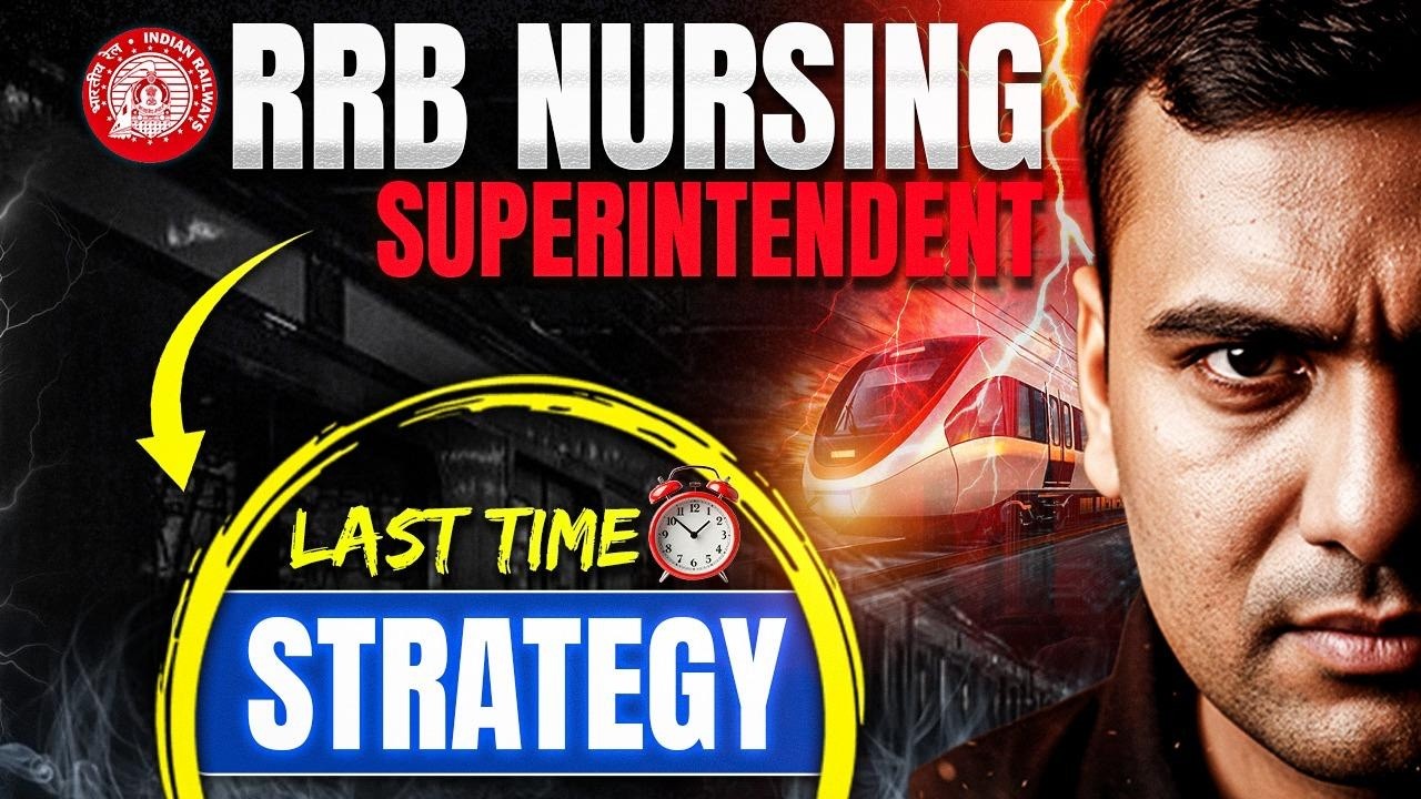 RRB Nursing Superintendent Preparation Strategy | RRB Staff Nurse | RRB Nursing #rrbnursing