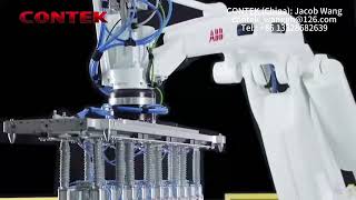 #Robotic Case Packer & Automatic Change the Gripper / Edible Oil Packaging