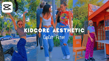 Kidcore Aesthetic CapCut Filter | indie kid capcut editing tutorial