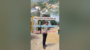 Chỉ hơn 2 Tỷ mảnh đất 136 m2 Full Thổ cư, cạnh Khu Tái định cư, gần Đại học Quốc Gia, Metro Hòa Lạc