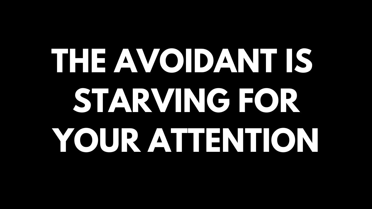 Avoidant Psychology -  They Want You to CHASE Them SO BAD… But You Won't.