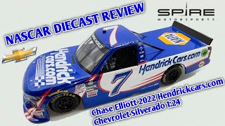 NASCAR Diecast Review ep.982| Chase Elliott 2022 Hendrickcars. com Chevrolet Silverado 1:24