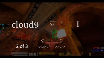 Cloud9 vs i POV viju Quake 3 Arena CTF q3ctf2 2004 game 2 of 3