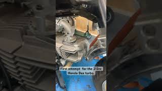 Honda Dax 212cc Turbo Build (measured the intake manifold)