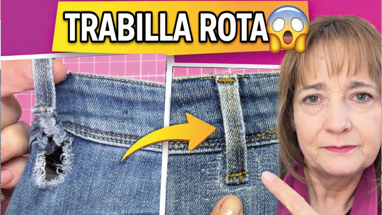 Как починить сломанную петлю для ремня на джинсах (ПРОСТО и надежно)
