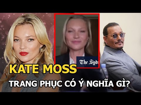 Video Trang phục Kate Moss diện ở phiên toà của Johnny Depp... - youtube