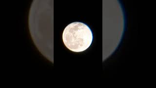 moon view through mobile lens 18x #shorts