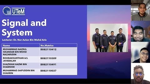 Assignment signal & system (BEET 2423)