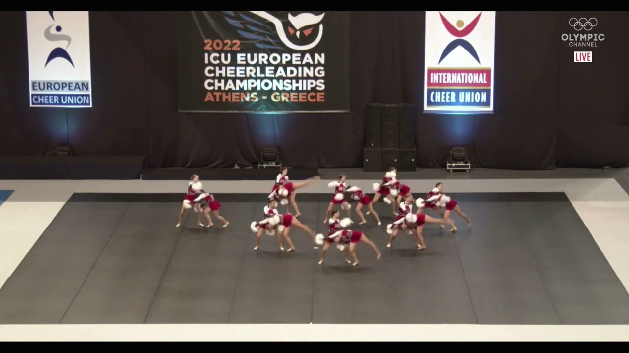 ICU Europeans 2022 Junior Pom - Team Austria Milleniumdancers