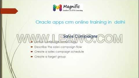 Oracle CRM On Demand Administration Essentials  Oracle crm online training