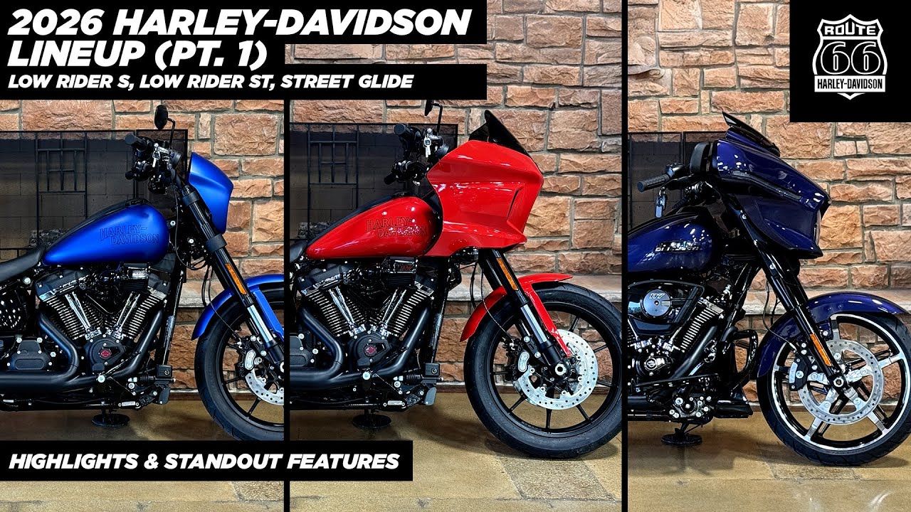 2026 Harley-Davidson Walkaround (pt.1) | Low Rider S, ST & Street Glide